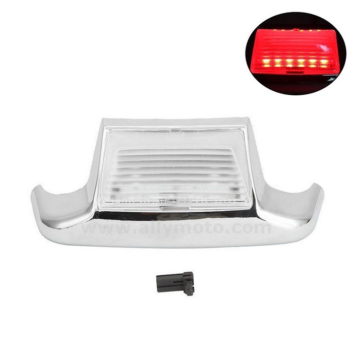 6 Brake Tail Light Lamp Auxiliary Rear Mudguard Fender Tip Red Lighting Harley Davidson Touring Road King@3